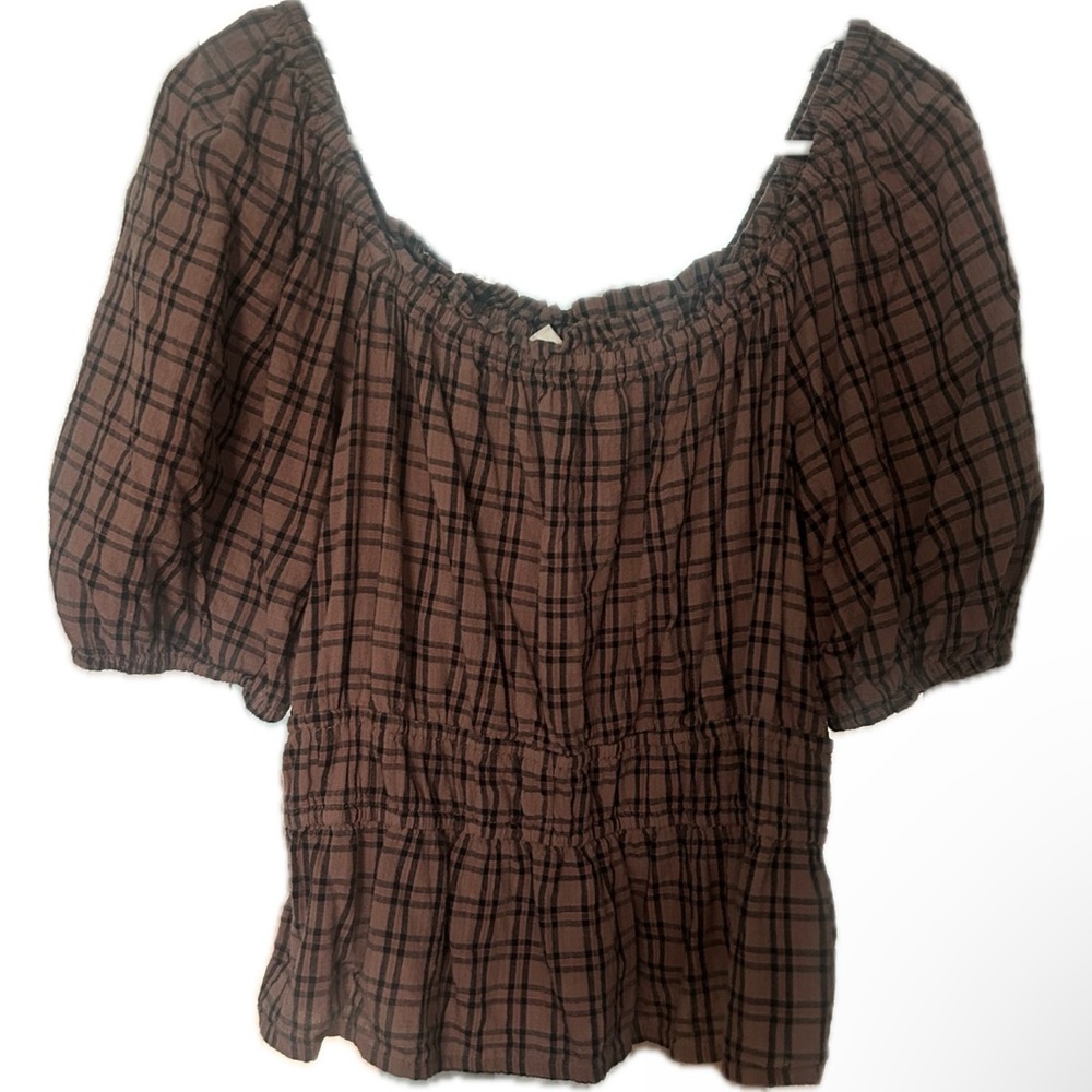 Plaid Top